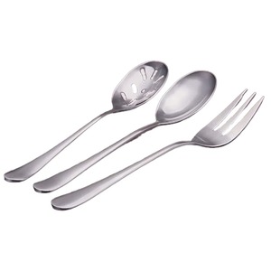 Stainless Steel Set Of 3 Flatware Ideal For Kitchenware <b>Tabletop</b> Dining Home Party Use Silver Color Plated Finished Cutlery - Product Image 1