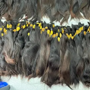 Top Qualität Großhandel natürliches glattes Haar rohes menschliches Haar Bündel vietnamesisches Bestseller 2024