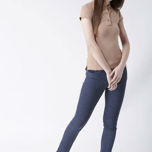 เสื้อโปโลสำหรับผู้หญิงขนาดพลัสไซส์น้ำหนักเบาพิมพ์โลโก้แบบระบายอากาศลายสีพื้นสไตล์ลำลองย้อมสีธรรมดา - Product Image 5