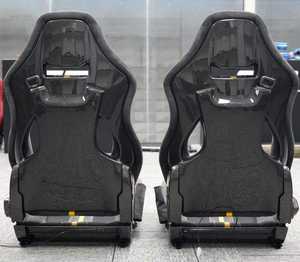 Sièges baquets F8 arrière populaires en cuir réglables, conçus pour la course, accessoires intérieurs de voiture - Product Image 4