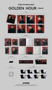 ATEEZ - [ GOLDEN HOUR : Part.2 ] 11ème mini-album (version DIGIPACK) Album KPOP Best Seller en Corée - Product Image 6