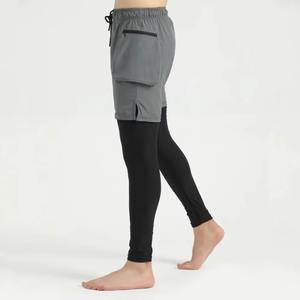 Hommes été personnalisé couleur unie prix de gros vêtements de sport Shorts hommes vêtements de fitness shorts de gym de haute qualité avec poche cargo - Product Image 5