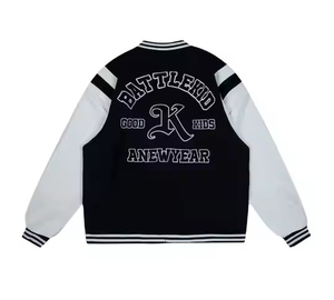 Chaqueta Bomber Varsity Bordada en Chenilla con Corte Perfecto para Hombre con Logotipo Personalizado - Product Image 2