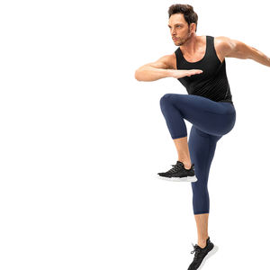 Collants d'exercice de compression personnalisés pour hommes vêtements de musculation Leggings à taille élastique pour hommes Leggings de sport pour hommes - Product Image 2