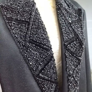 Chaqueta de Invierno de Terciopelo Suzani para Mujer, Bordado a Mano, Abrigo de Lujo Ecológico, 100% Algodón, Ropa de Abrigo para Otoño - Product Image 1