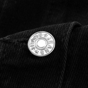Nouvelle arrivée Veste en jean personnalisée pour homme avec strass Coupe ajustée Style streetwear Veste en jean avec strass - Product Image 6