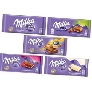 Venta caliente Chocolate Milk Sweet Chocolate Milka Chocolate Todos los sabores disponibles 100g a la venta - Product Image 4