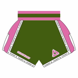 Logo personnalisé short de Muay Thai homme à séchage rapide imprimé sublimation brodé short de MMA professionnel thaïlandais personnalisé - Product Image 2