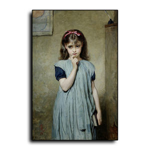 Kwaliteit Canvas Muurkunst Olieverfschilderijen Voor Huisdecoratie Moderne Olieverf Sexy Custom Handgeschilderde Engelachtige Meisje Olieverfportret 1 Stuks - Product Image 2