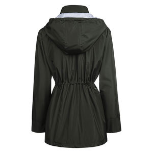 เสื้อปอนโช XL สำหรับผู้หญิงเสื้อกันฝนพลาสติกไนลอนกันน้ำสำหรับตั้งแคมป์ตกปลาทัวร์ตกแต่งโลโก้กระเป๋า - Product Image 6