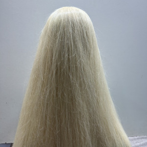 Cabello Indio Remy Rubio Liso para Peluca con Base de Encaje Transparente, 180% de Densidad, Sin Pegamento, 220g - Product Image 5