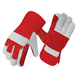 Gants de travail en cuir fendu de vachette robustes Gants de sécurité industrielle renforcés pour la protection des mains pour l'usage quotidien des ouvriers - Product Image 2