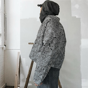 Modern Men <b>Denim</b> <b>Jacket</b> <b>Lightweight</b> Casual Outerwear, Trendy Fashion Clothing, Versatile Stylish Coat for Daily Wear - Product Image 4