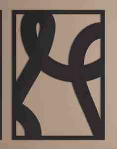 Decoración de Pared de Metal, Artesanía, Arte Mural, Marco Cuadrado de Lujo para Decoración de Pared, Escultura de Pared para Regalo de Inauguración de Casa - Product Image 3