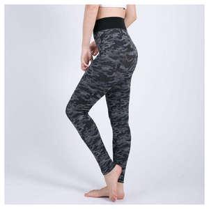 Conjunto de mallas deportivas de algodón de alta calidad para mujer, pantalones de Yoga cómodos, mallas de Yoga con cintura elástica sostenible - Product Image 6