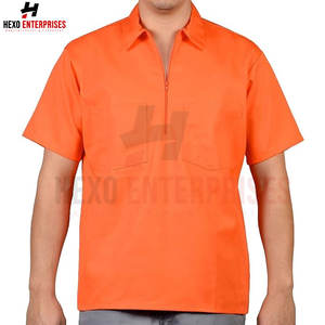 พรีเมี่ยมคุณภาพโลโก้ที่กําหนดเองผ้าฝ้ายครึ่งซิปเสื้อยืดคุณภาพสูงครึ่งซิปเสื้อยืดสําหรับชายผ้าฝ้าย 100% ครึ่งซิปเสื้อยืด - Product Image 6