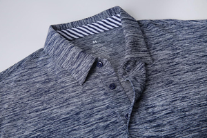 Chemise de golf pour usage quotidien urbain et golf T-shirt polo anti-rides en polyester à manches courtes de haute qualité Sublimation - Product Image 3