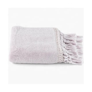 Top Notch Premium Qualité Entièrement Personnalisable Plaid Tissé GOTS Coton Grand Épais Sans Sable Adultes Super Absorbant Séchage Rapide - Product Image 3