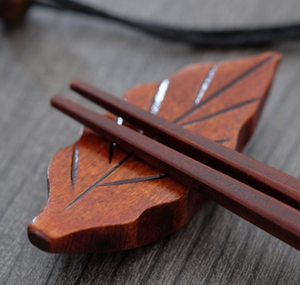 Wooden Leaf Shape Cutlery <b>Rest</b> <b>Spoon</b> <b>Rest</b> Table Decor Items <b>Pot</b> <b>Clips</b> Sturdy Chopstick <b>Rest</b> for Wedding Events - Product Image 1