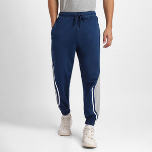Pantalones de chándal clásicos para hombre, mezcla de algodón, ropa de gimnasio atlética con puños elásticos, pantalones de chándal para hombre - Product Image 4
