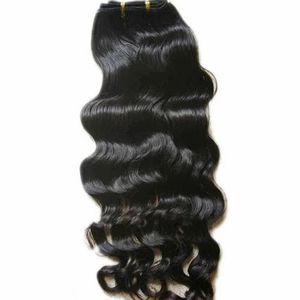 Double Drawn Single/Double Drawn Indian Raw Virgin Remy Body Wavy <b>Micro</b> Link Human <b>Hair</b> <b>Extensions</b> 1B <b>Micro</b> <b>Ring</b> 12 Inch - Product Image 3