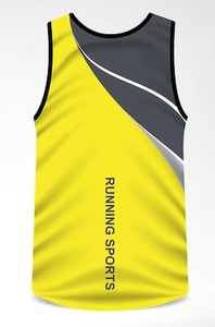 Camiseta sin mangas de sublimación para hombre hecha a medida de la mejor calidad, nuevo estilo informal cosido, antiarrugas y transpirable, venta al por mayor, impresión personalizada - Product Image 4