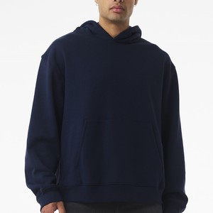 เสื้อสเวตเตอร์มีฮู้ดสำหรับผู้ชายเสื้อครอปคอตตอน100% แนวสตรีทแวร์ผ้าว๊อดีไซน์แบบกำหนดเอง - Product Image 1