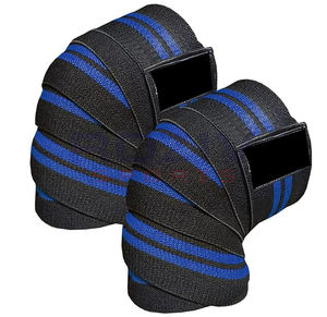 Bandages de genou en coton réglables pour le soutien des articulations, respirants, légers, épais, sangles de soutien pour la musculation et la musculation - Product Image 5