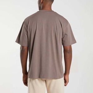 T-shirt homme à manches courtes, coupe classique, col rond, tissu jersey, couleur unie, vêtements décontractés, été, t-shirts homme en vente - Product Image 2
