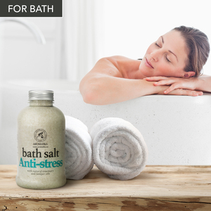 Aromatika Sal Marina Natural Antiestrés en Cristales 600g para Baño Corporal con Aceites Esenciales de Zanjano y Abeto para una Relajación Profunda - Product Image 5