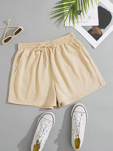 OEM Custom logo Embroidery Printed Design Spring and Summer New <b>Women's</b> Pants High Waist <b>Pocket</b> Thin <b>Shorts</b> <b>Women's</b> Pants - Product Image 6