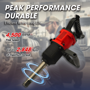 Llave de Impacto Neumática de Alta Resistencia de 7.4 kg y 1/2 Pulgada |   Pistola Neumática de Triple Martillo con Embrague, 2,100 FT-LB de Torque Máximo, Garantía OEM de 1 Año - Product Image 4