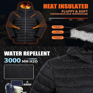 Veste en cuir PU personnalisée de haute qualité pour hommes coupe-vent d'hiver avec fermeture éclair brillant veste en polyester personnalisée - Product Image 3