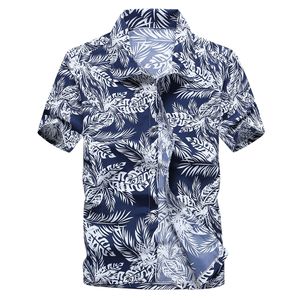 New Tropical Leaf Flower Print <b>Men's</b> Hawaiian <b>Shirt</b> Personalized Custom <b>Beach</b> Vacation Button <b>Shirt</b> Short Sleeve - Product Image 3