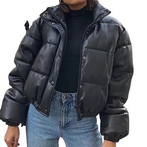 Vente en gros de veste matelassée élégante Veste matelassée fabricant haut de gamme à fermeture éclair personnalisée pour femmes Veste d'hiver imperméable OEM - Product Image 6