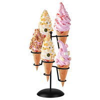 Support de cône de crème glacée en métal panier de cône support de cône de pizza de haute qualité support de cuisson de cupcake en métal prix de gros