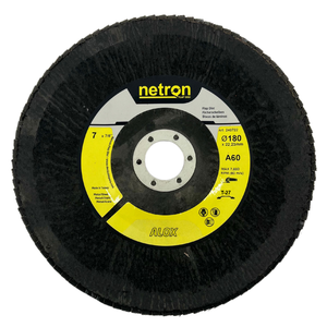 Netron XL Oxyde d'aluminium 180x22mm T27 Disque à lamelles pour meulage de surface à haut volume en acier inoxydable OEM ODM & OBM Custom Solutions - Product Image 1