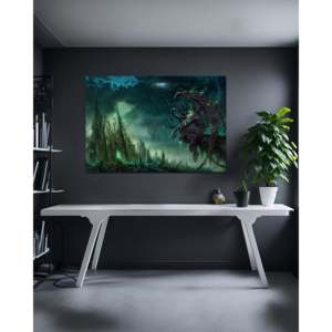 Affiche sur toile World of Warcraft avec Illidan Stormrage pour décoration murale - Product Image 4