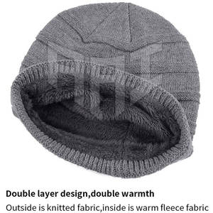 Gorro Térmico para Exteriores, para Senderismo y Esquí, Cortavientos, Cálido, Tejido, para Deportes de Invierno, Suave y Elástico - Product Image 4