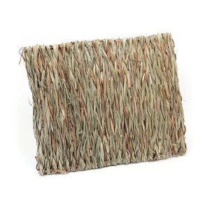 Tapis en herbe marine naturelle pour cage à animaux de compagnie, fournitures pour hamsters, tapis en paille de raphia, tapis en herbe marine pour lapins - Product Image 5