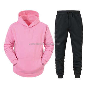 Sweats à capuche avec fermeture éclair imprimé polaire 500gsm pantalon évasé ensembles de survêtement pour hommes 2 pièces ensembles de sweat à capuche pour hommes - Product Image 5