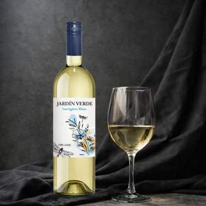 Jardin Verde Vino Blanco Orgánico Sauvignon Blanc 100% Sauvignon Blanc 11.5-12.5% ABV Vino Blanco Orgánico Español 750ml - Product Image 3