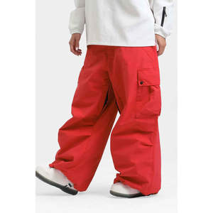 Pantalon de jogging décontracté pour homme 100% coton, taille mi-haute, logo brodé, ample, en molleton, style streetwear, taille élastique - Product Image 5