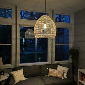 โคมไฟหวายสไตล์มินิมอลฝรั่งเศสสุดฮิตปี 2026 สำหรับบ้านพักอาศัย รีสอร์ท โรงแรม โคมไฟเพดาน โคมไฟห้อยแบบเวียดนาม - Product Image 2