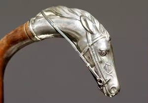 Hma ไม้เท้าทองเหลืองสำหรับเดินสำหรับผู้ชายทำด้วยมือทำจากไม้ - Product Image 3