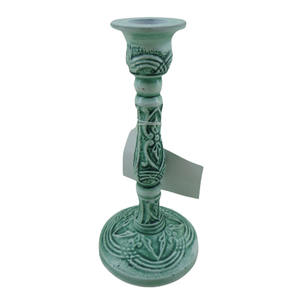 Blanc avec vert Antique bougeoir décoration de la maison supports Table Top mariage en gros supports bougeoir - Product Image 1