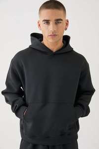 Ensemble de survêtement pour homme en laine mérinos 100%, deux pièces, sweat à capuche en tricot épais à manches longues, automne/hiver - Product Image 2