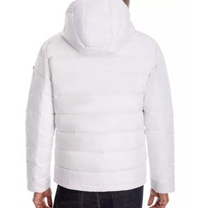 Veste matelassée en cuir PU pour homme, vente chaude, avec col en fausse fourrure, veste d'hiver rembourrée personnalisée pour homme, veste d'extérieur - Product Image 2