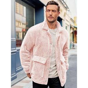 Veste polaire chaude d'hiver de mode avec logo personnalisé pour homme tendance en gros respirante de haute qualité - Product Image 3