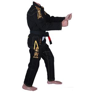 Premium ligero brasileño Jiu Jitsu Gi logotipo personalizado Kimono uniforme duradero seda artes marciales entrenamiento traje de competición - Product Image 3